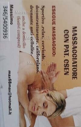 Massaggiatore Milano Massaggi x uomo e donna - 393465400936