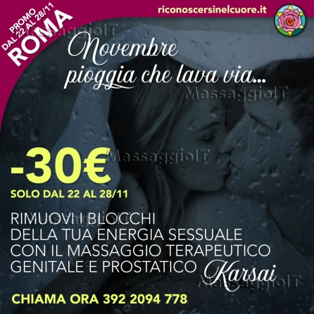 Massaggiatrice Roma SCONTO -30€ Massaggio Terapeutico genitale e prostatico Karsai