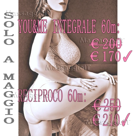 Massaggiatrice Milano PROMO MAGGIO -15% TANTRA-SENSUALE o RECIPROCO-LUSSURIOSO