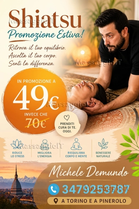 Foto 2 Michele demundo shiatsu Massaggiatore a Torino