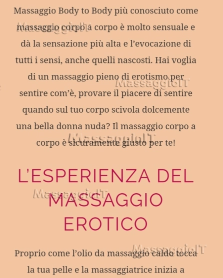 Massaggiatrice Asti Massaggi SENSUALI