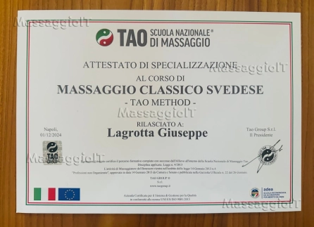 Massaggiatore Napoli Giuseppe massagiatore tantra