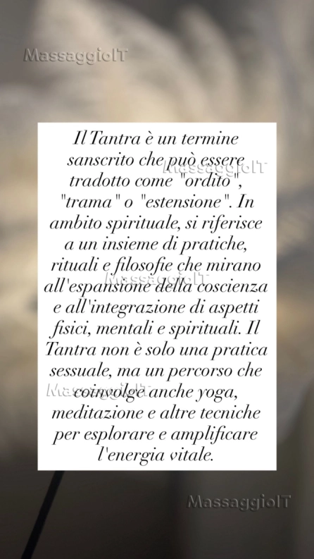 Massaggiatrice Milano MASSAGGIO TANTRA TOUR