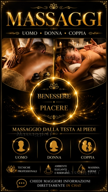 Massaggiatore Trento ✨ Scopri i 5 percorsi di Benessere & Piacere