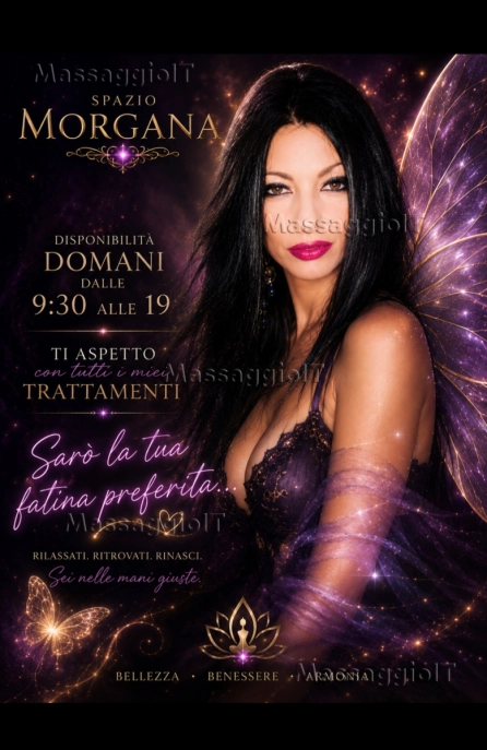 Massaggiatrice Prato MORGANA- il tuo momento di rinascita