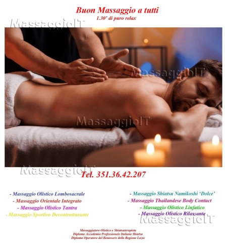 Massaggiatore Roma Il Massaggio dei tuoi sogni ......
