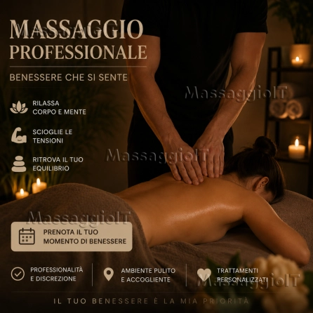 Massaggiatore Monza Giovane Massaggiatore - SCONTI ATTIVI