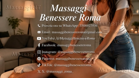 Massaggiatrice Roma Massaggi Benessere a Domicilio Roma – Il tuo spazio di relax direttamente a casa